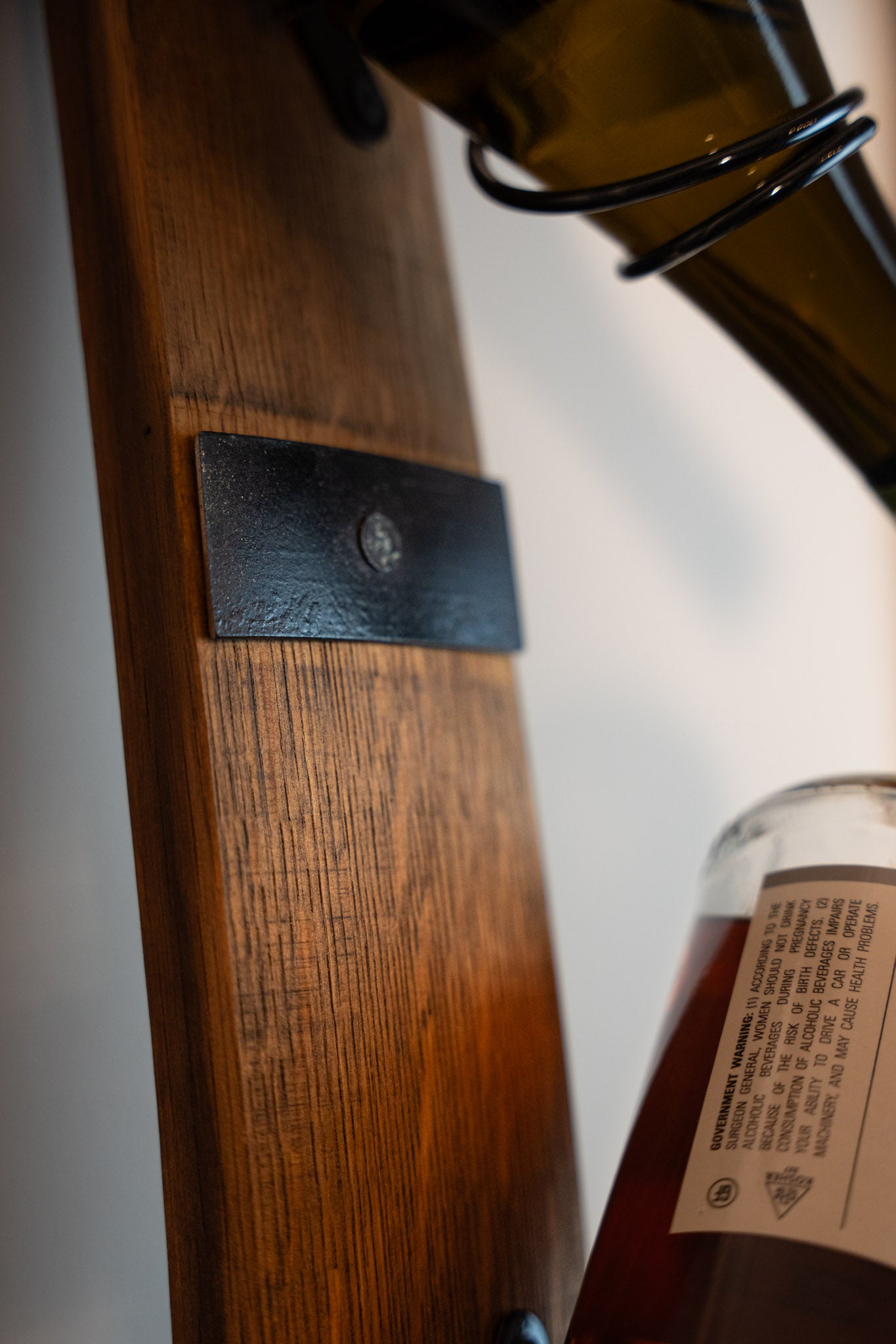 Barrel Stave 3 Bottle Holder