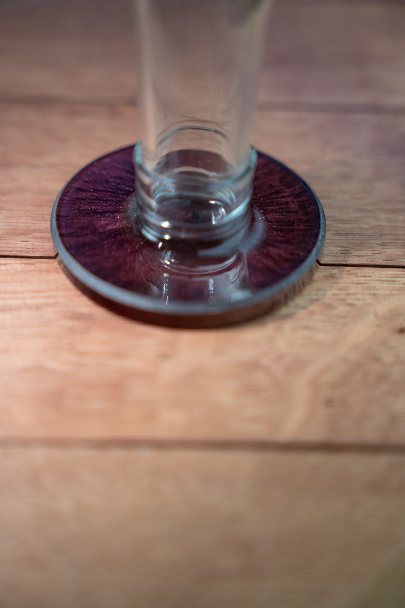 Upcycled Clear Bottle Wine and Whiskey Glass Combo