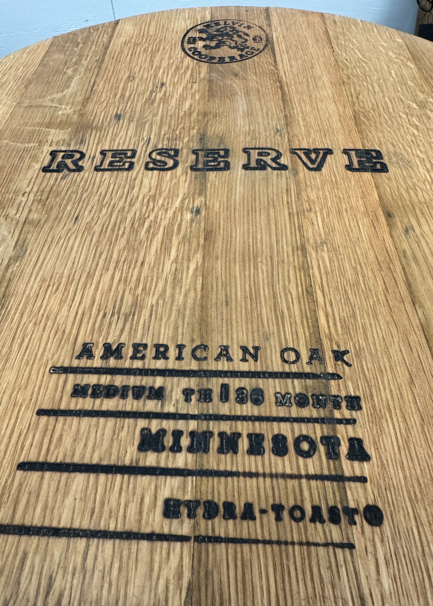 Wine Barrel Top Checkers and Charcuterie Board