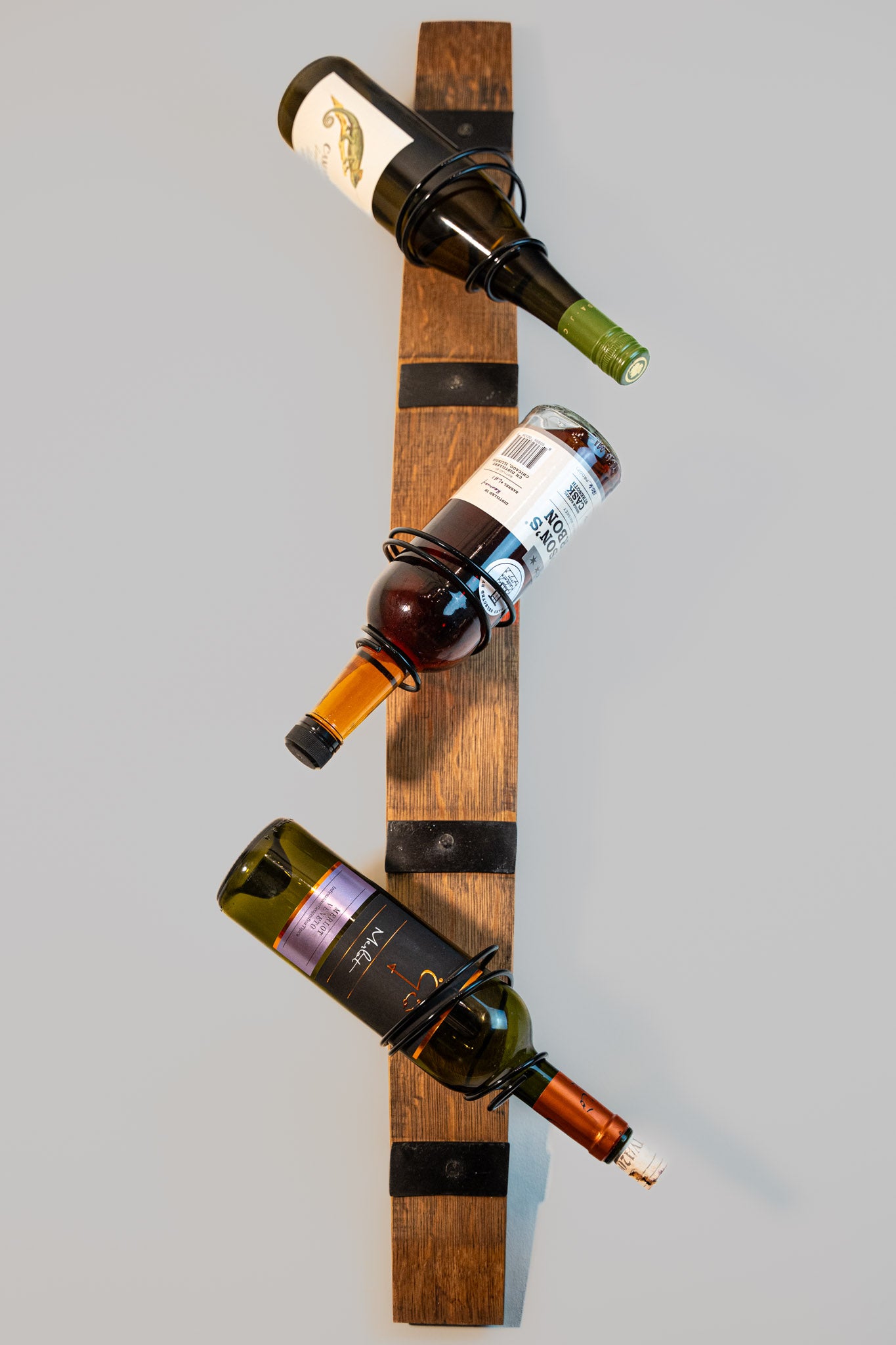 Barrel Stave 3 Bottle Holder