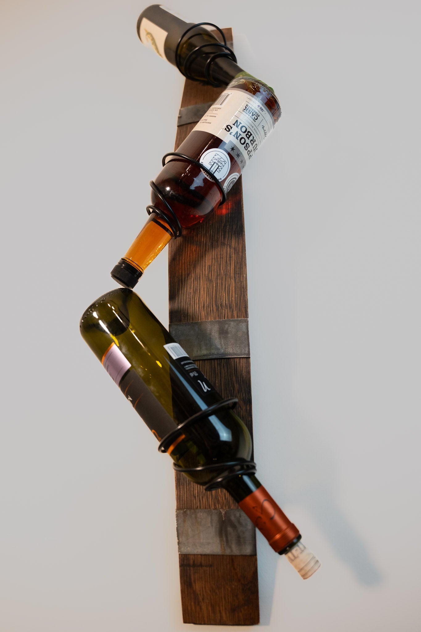 Barrel Stave 3 Bottle Holder
